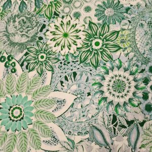 Trasera Henry Glass Floral Crochet- Varios Colores - Verde Turquesa