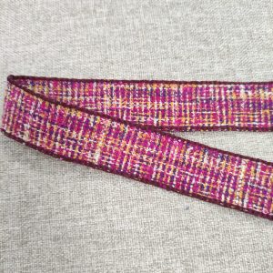 Galón Multicolor 25mm- Varios Colores - Granate