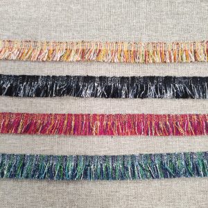 Galón Flecos Multicolor 20mm - Varios Colores - Rosa