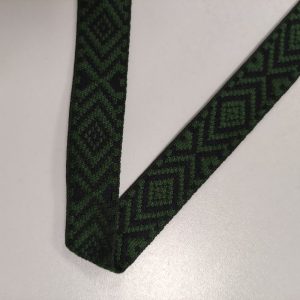 CINTA MOCHILA ÉTNICA 30mm- Varios Colores - Verde Oscuro