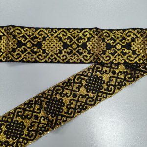 TAPACOSTURAS JACQUARD METAL 5 cm.- Varios Colores - Dorado