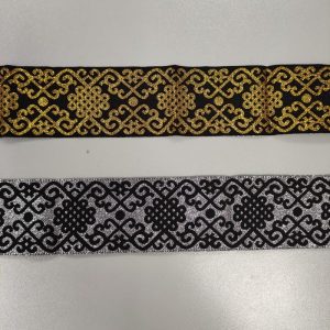 TAPACOSTURAS JACQUARD METAL 5 cm.- Varios Colores