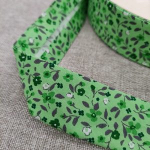 Bies Floral 30mm.- Varios Colores - Verde