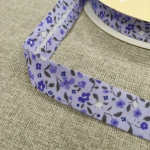 Bies Floral 18mm.- Varios Colores - Lila