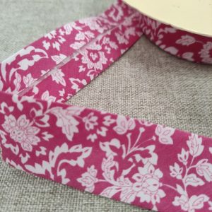 Bies Flores Blancas 30mm.- Varios Colores - Rosa