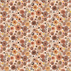 WINDHAM FABRICS "Flora and Form"- CIRCULO ROSA