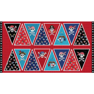 Makower Studio- Panel Banderines Piratas