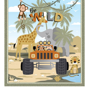 Benartex- Panel Safari Adventure