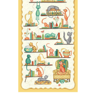 Windham Fabrics- Panel Purrfect Day