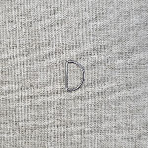 Anilla "D" Metálica 20mm - varios colores - Plata