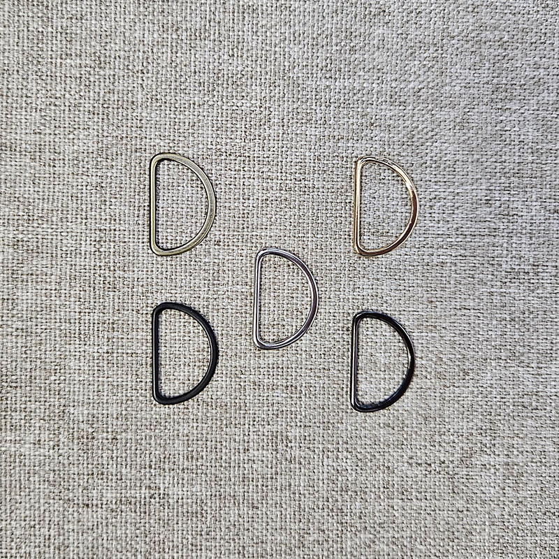 Anilla "D" Metálica 20mm - varios colores