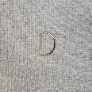 Anilla "D" Metálica 38mm - varios colores - Dorado
