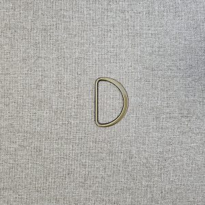 Anilla "D" Metálica 50mm - varios colores - Oro Viejo