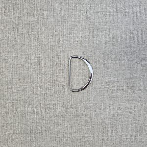 Anilla "D" Metálica 50mm - varios colores - Plata