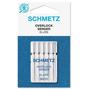 Agujas para Máquinas de Coser SCHMETZ- Aguja Overlock Serger ELx705 - 80