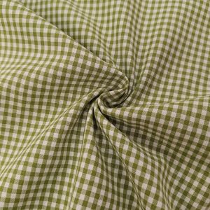 Algodón Cuadros Vichy Mini- Varios Colores - Verde Pistacho