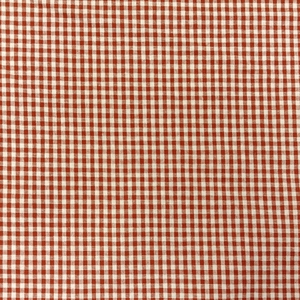 Algodón Cuadros Vichy Mini- Varios Colores - Teja