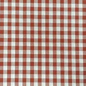 Algodón Cuadros Vichy- Varios Colores - Teja
