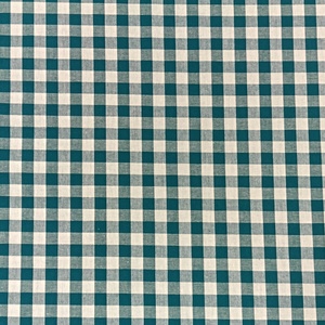 Algodón Cuadros Vichy- Varios Colores - Verde Turquesa