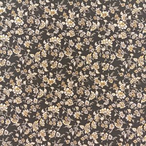 Algodón Ederra Flores Oscuro