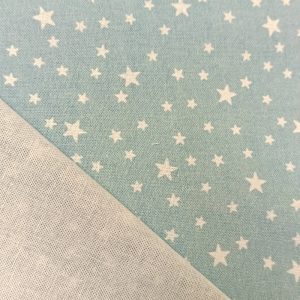 Algodón Estrella DUET - Varios Colores - Verde Agua-Blanco