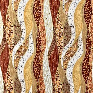 Algodón Golden Marrón Multi