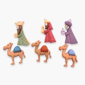 Botones creativos - We Three Kings