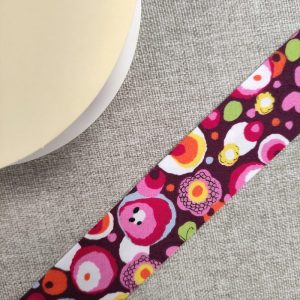 Bies 30mm. Dibujos Abstractos- Varios Colores - Rosa