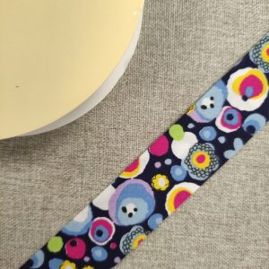 Bies 30mm. Dibujos Abstractos- Varios Colores - Azul