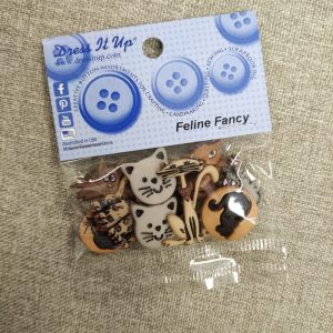 Botones Creativos- Feline Fancy