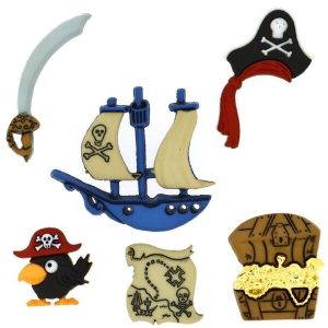 Botones Creativos- Pirates