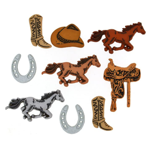 Botones Creativos- Saddle Up