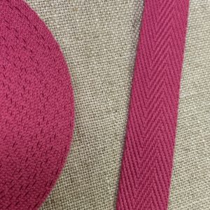 Cinta Mochila Espiga Algodón 30mm- Varios Colores - Fucsia