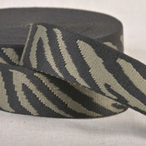 Cinta Mochila Animal Print Cebra 40mm - Varios Colores - Verde Caqui