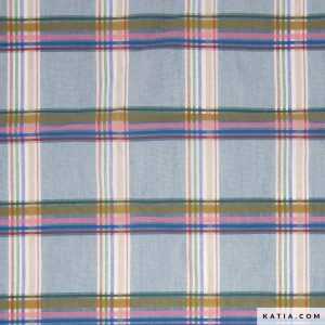 CUADROS MADRAS AZUL KATIA