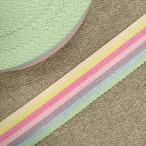 Cinta Mochila 40mm Rayas Multicolor- Varios Colores - Pastel