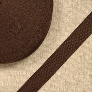 Cinta Mochila Polialgodón 20mm- Varios Colores - Marrón Oscuro