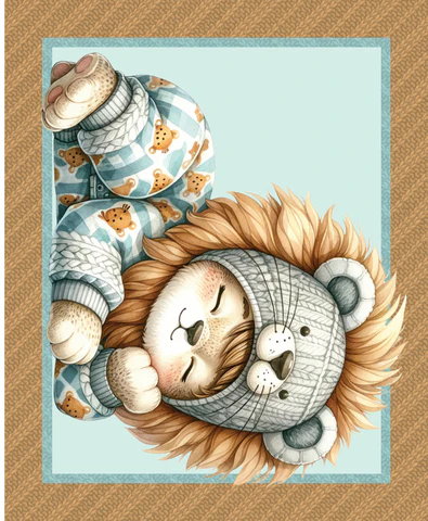 Devonstone Collection- Panel León Durmiendo