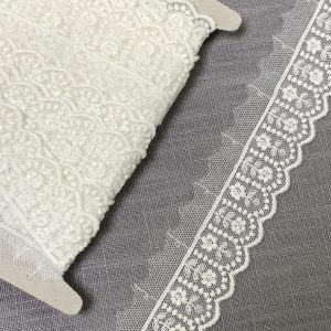 Tul Bordado Jardín Floral 30mm - Gama Anna