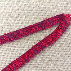 Fleco Chanel Multi 20mm- Varios Colores - Rojo-Morado