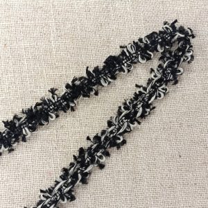 Galón Chanel Multi 20mm- Varios Colores - Negro-Blanco