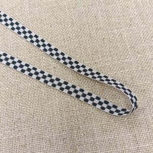 Galón Cuadraditos 10mm- Varios Colores - Negro