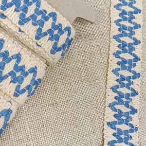 Galón Rafia Bicolor - Varios Colores - Azul