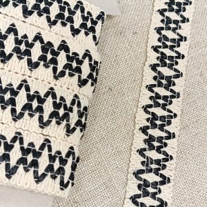 Galón Rafia Bicolor - Varios Colores - Negro