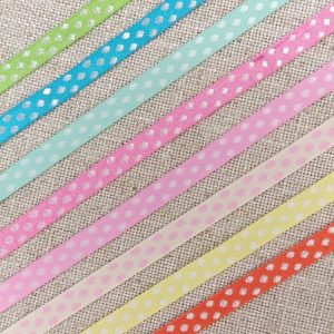 Galón Topos 10mm- Varios Colores - Rosa Oscuro