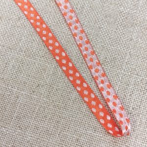 Galón Topos 10mm- Varios Colores - Naranja