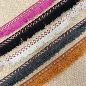 PASAMANERÍA FLECO ALGODÓN- Varios Colores - Negro