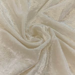 TERCIOPELO MARTELÉ- Varios Colores - Blanco Crudo