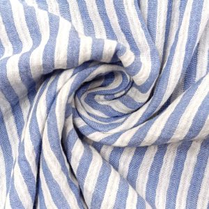 MUSELINA RAYAS DOBLE CARA-Varios Colores - Azul