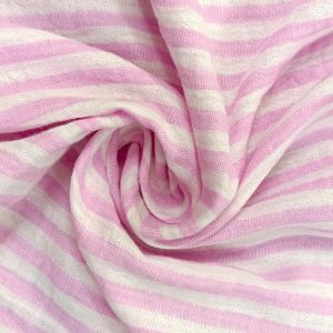 MUSELINA RAYAS DOBLE CARA-Varios Colores - Rosa